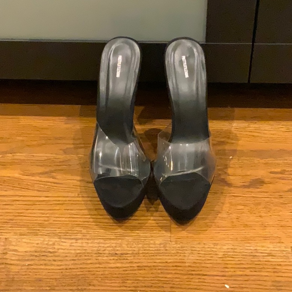 PrettyLittleThing Clear Heels